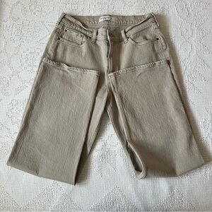 Abercrombie & Fitch Tan Boyfriend Jeans